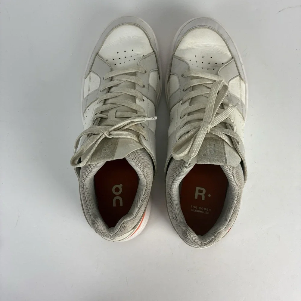 On Cloud The Roger Clubhouse White Suede Tennis Shoes Men's Size 11